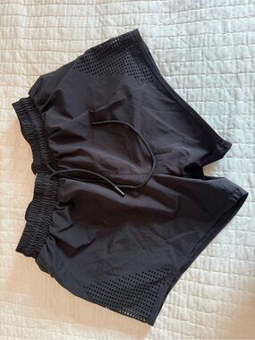 ZYIA Black Athletic Drawcord Performance Shorts